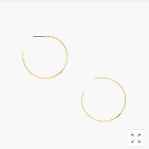 NWT- J. Crew simple hoop earring